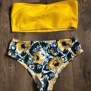 Yellow bikini